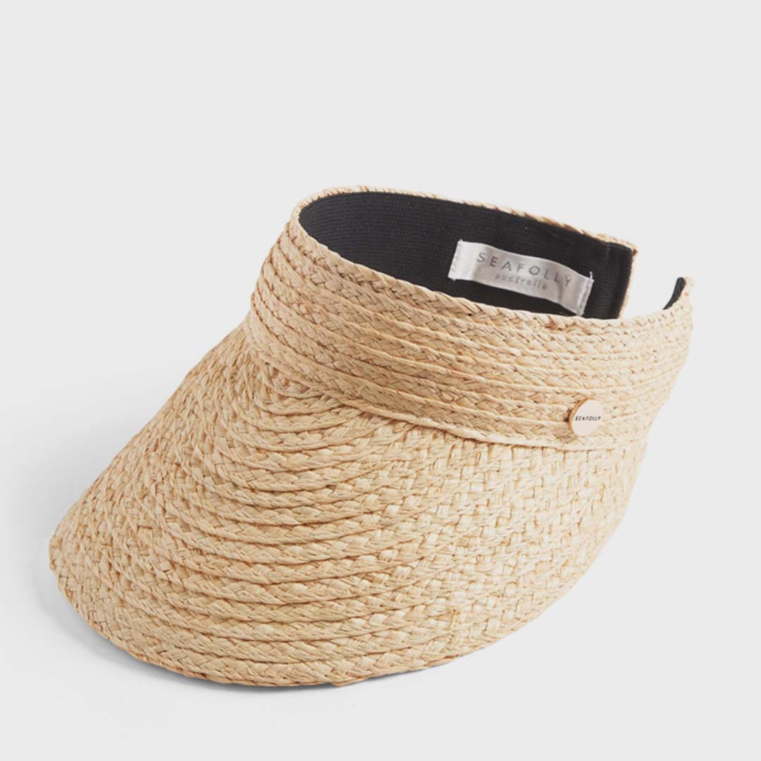 Raffia Visor | Natural