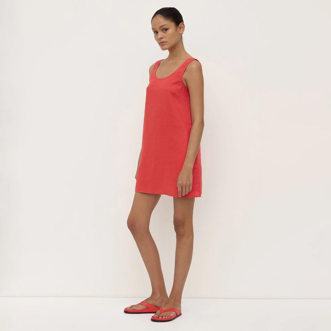 Selma Linen Mini Dress | Chilli