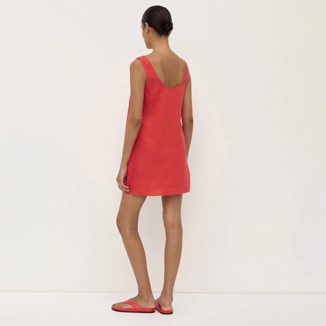 Selma Linen Mini Dress | Chilli