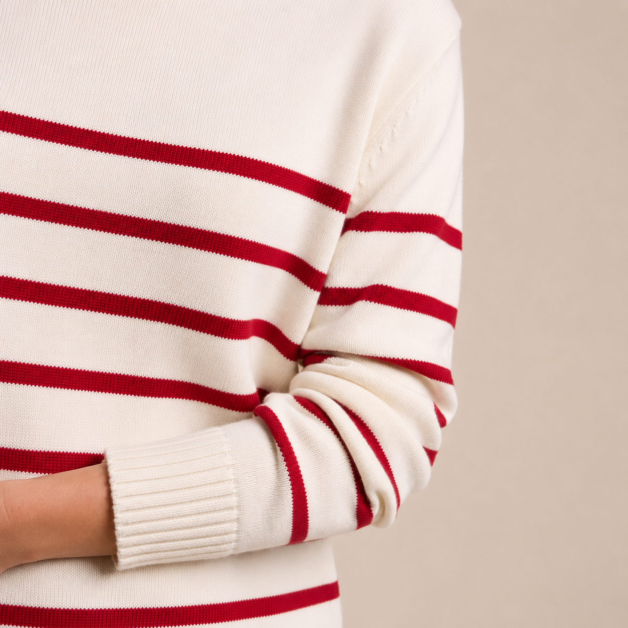 Serena Sweater | Cream Cherry
