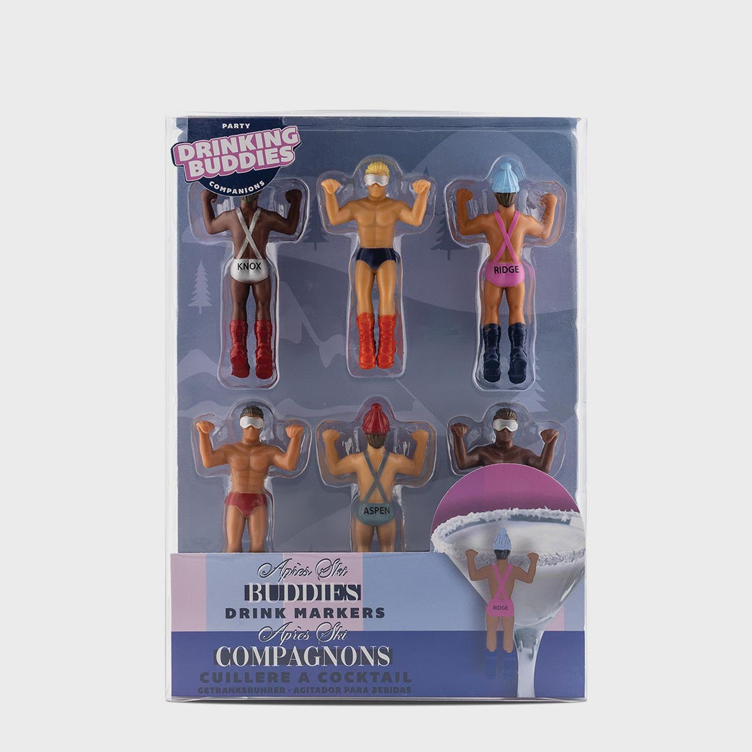 Ski Drinking Buddies | Drink Markers