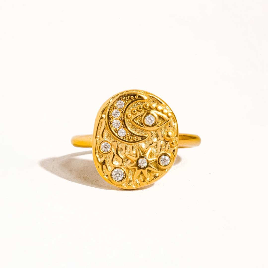 Slade 18K Gold Non-Tarnish Astral Ring