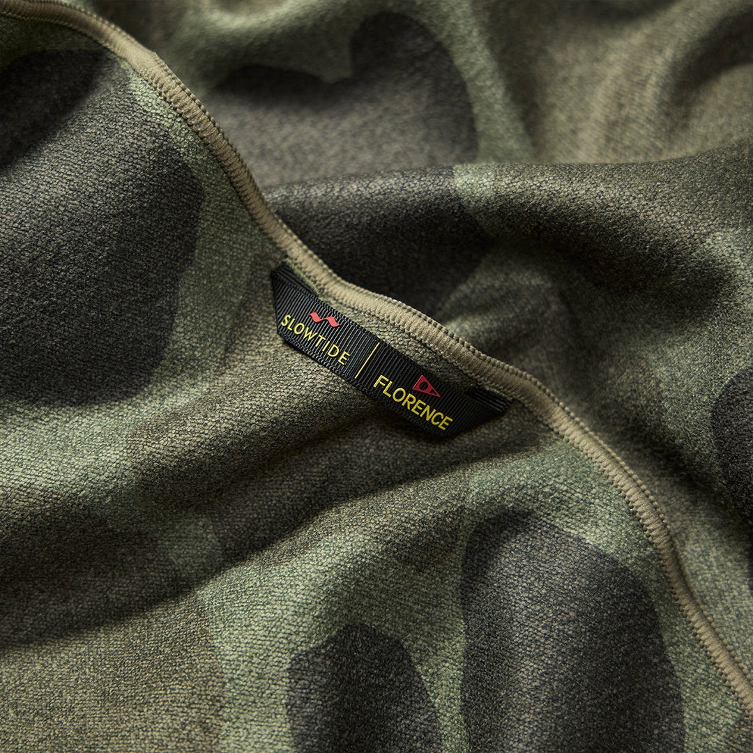 Slowtide Florence Packable Performance Quick-Dry Towel in Overland — product detail or lifestyle view 6