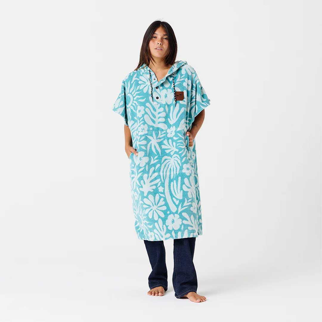 Sunny Extra-Warm Poncho | Sky Blue