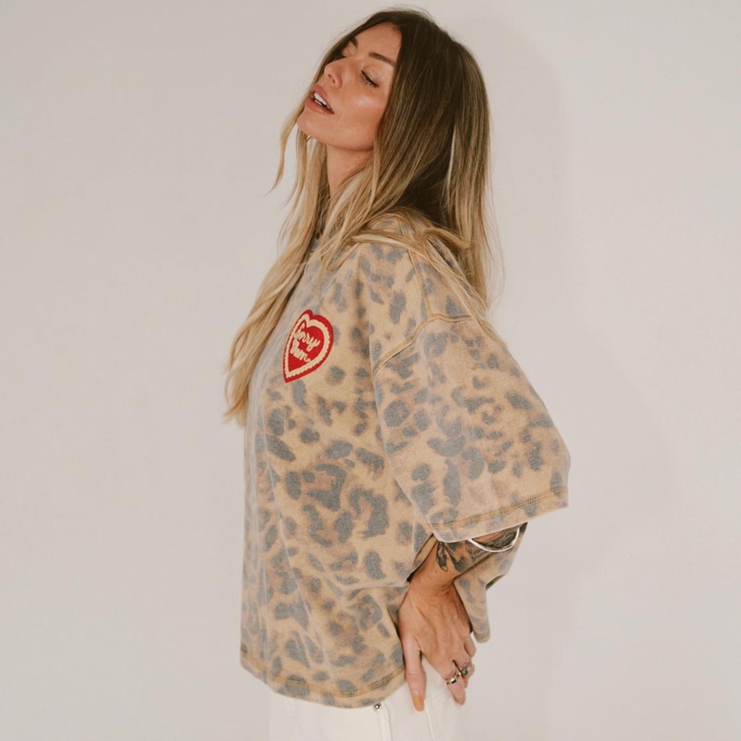 Sorry Mom Tee | Leopard
