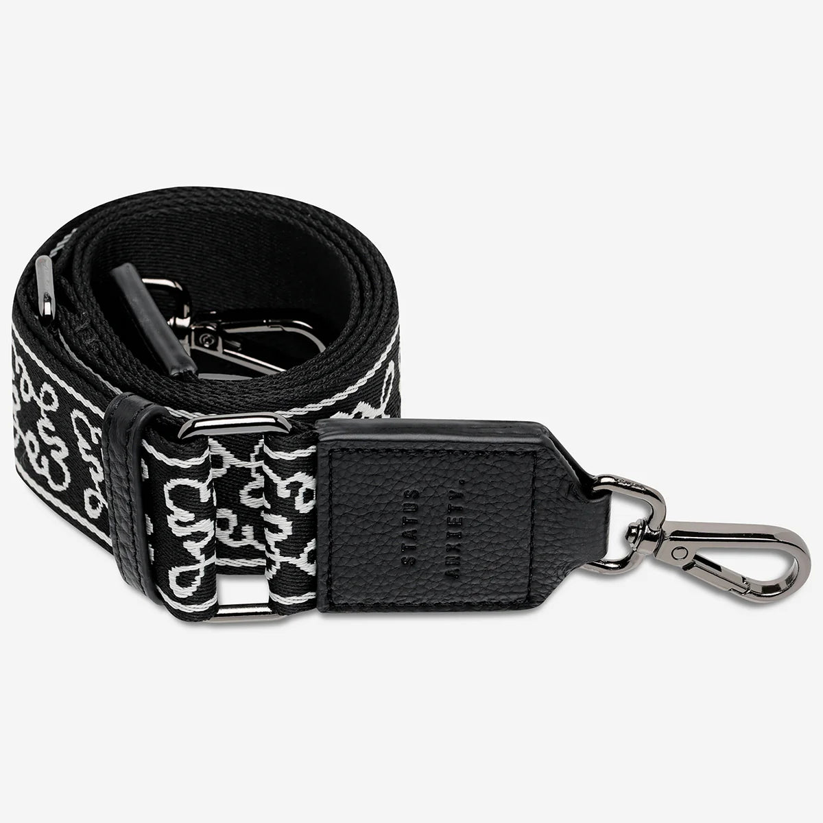 JACQUARD STRAP MEDIUM | BLACK