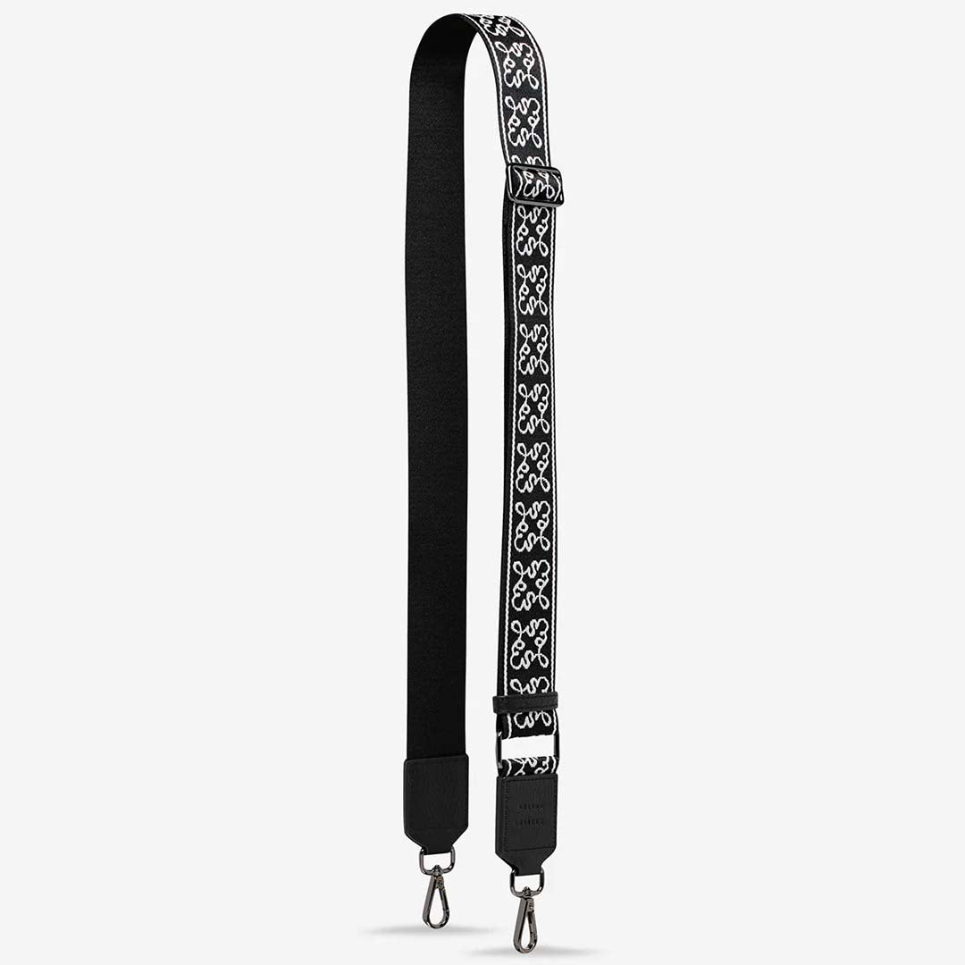 JACQUARD STRAP MEDIUM | BLACK