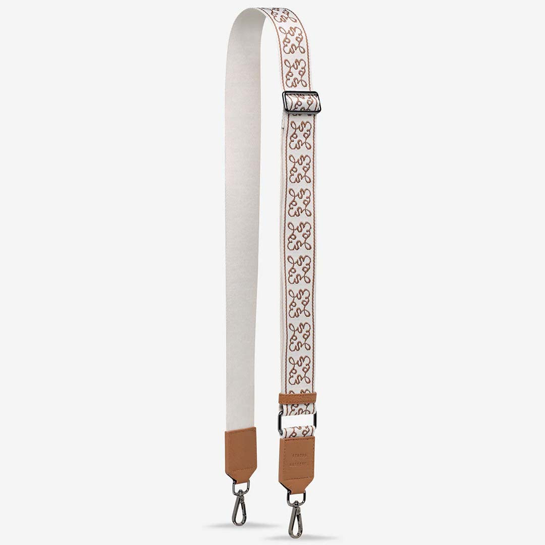 JACQUARD STRAP MEDIUM | CAMEL