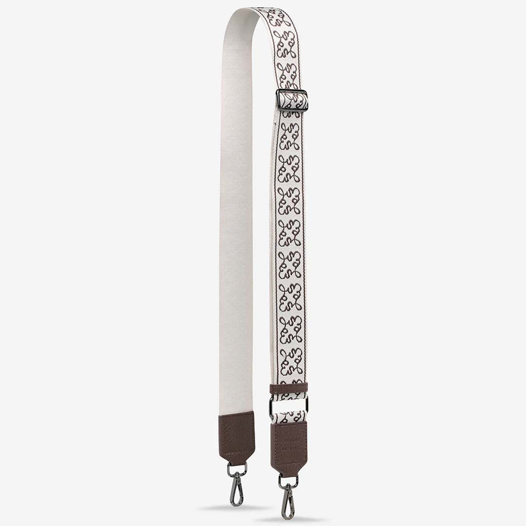 JACQUARD STRAP MEDIUM | COCOA