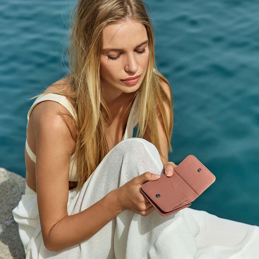 MILES AWAY WALLET | DUSTY ROSE