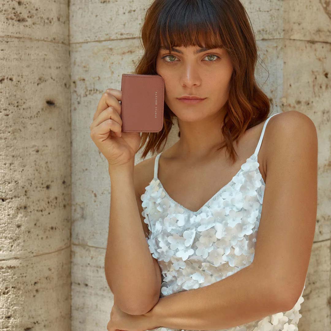 MILES AWAY WALLET | DUSTY ROSE