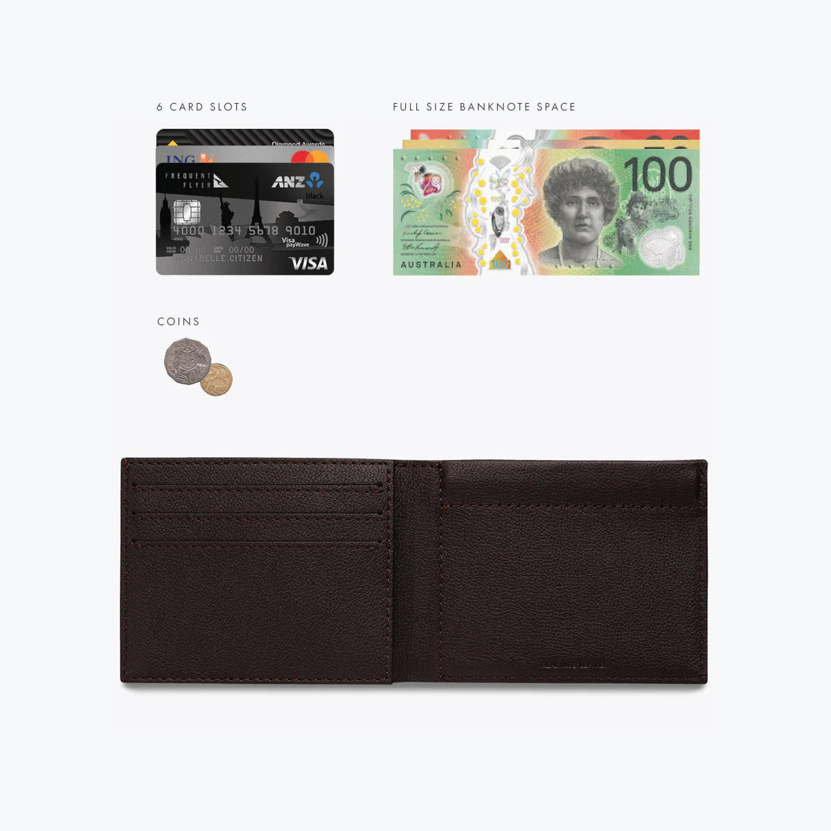 Noah Wallet | Chocolate