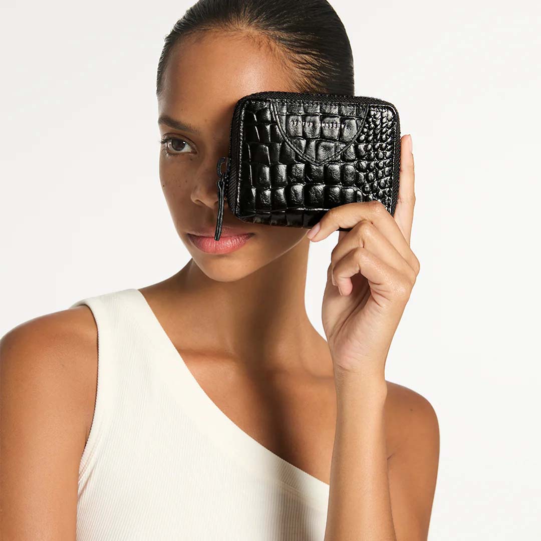 Wayward | Black Croc Emboss