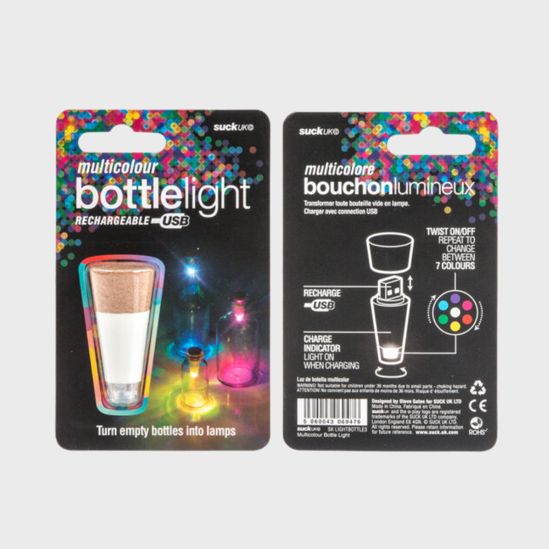 LED BOTTLE LIGHT | MULTICOLOUR