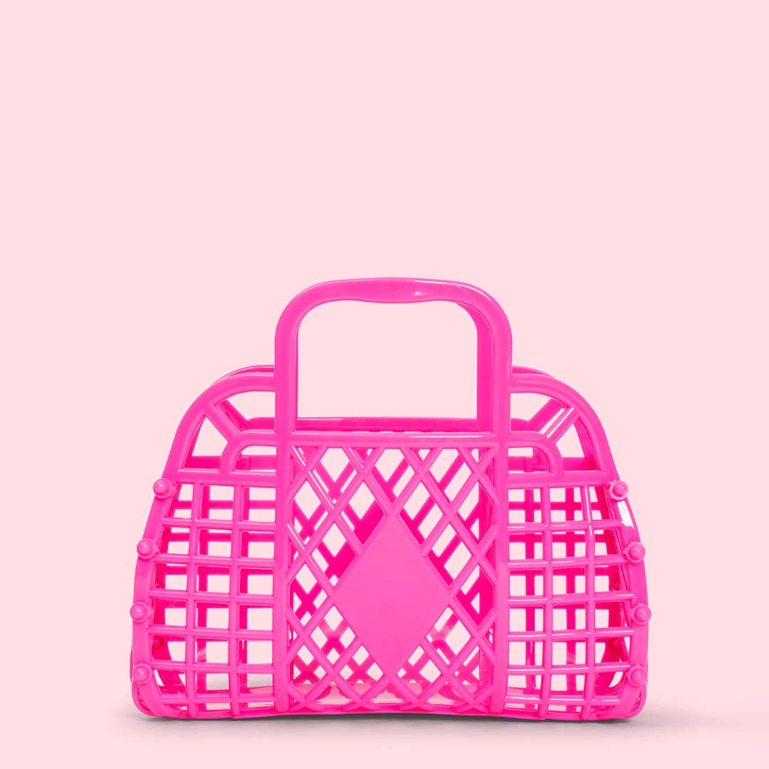 RETRO BASKET | BERRY PINK