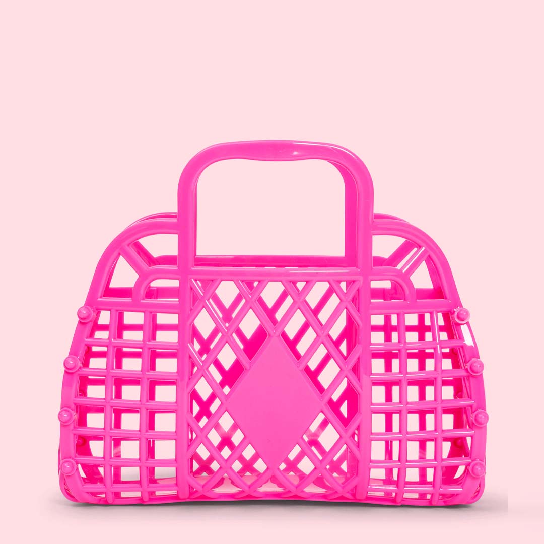 RETRO BASKET | BERRY PINK