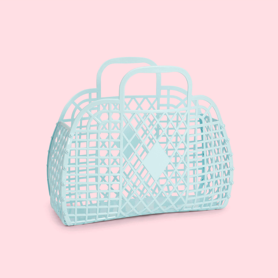 Retro Basket | Seafoam