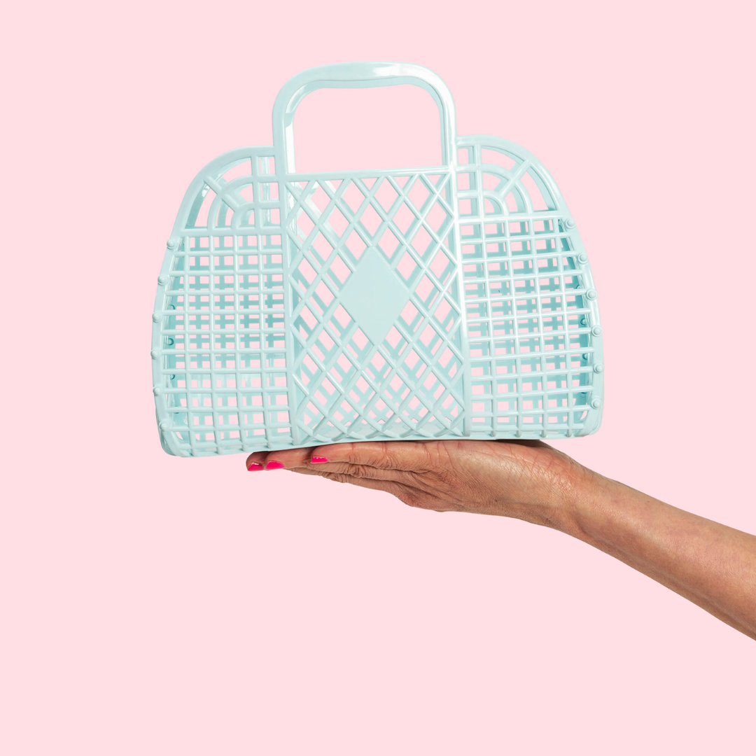 Retro Basket | Seafoam