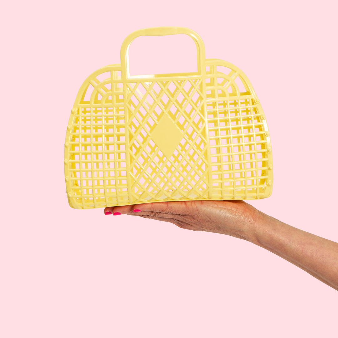 RETRO BASKET | YELLOW