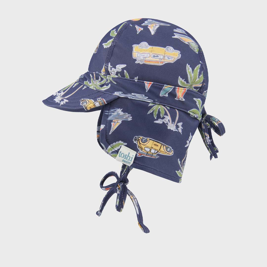 SWIM FLAP CAP | SURF TWILIGHT