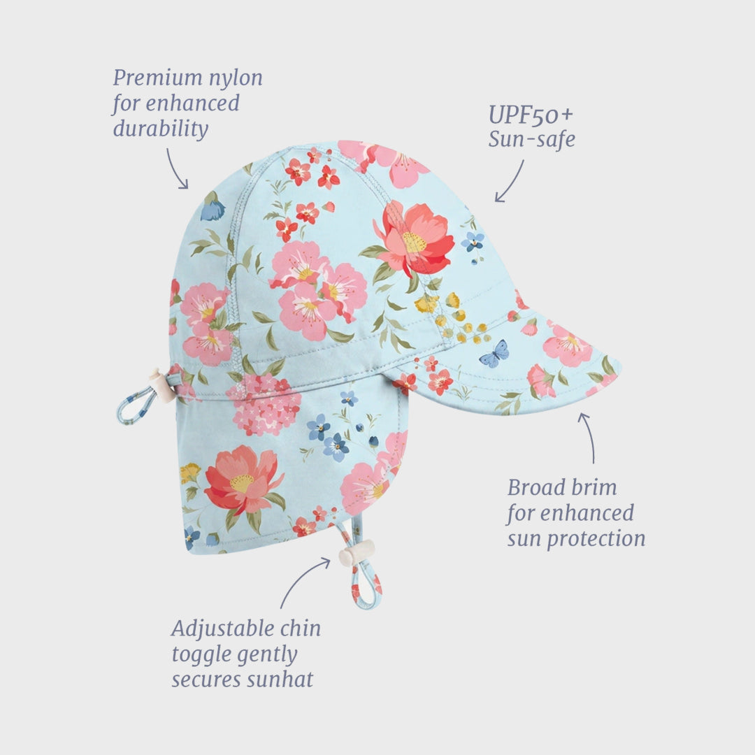 Twinkle Swim Flap Cap | Aqua Garden — image 2