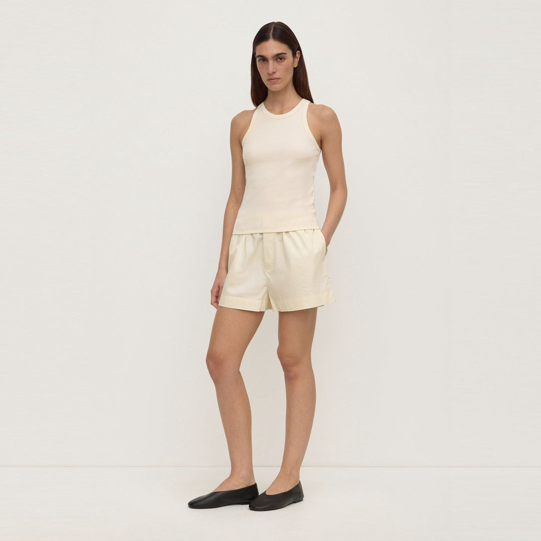 Assembly Label Tabitha Rib Tank in Vanilla