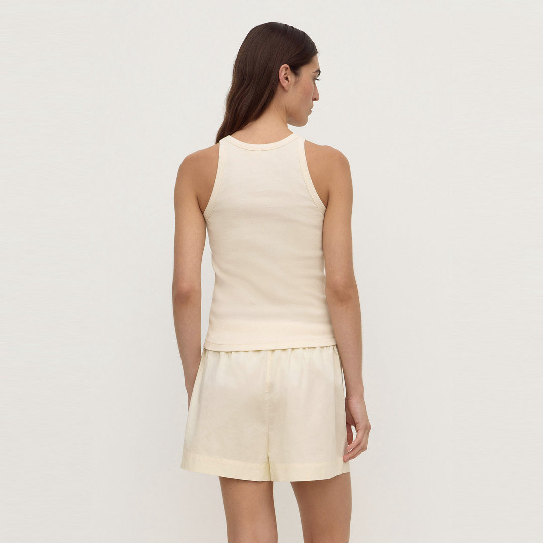 Assembly Label Tabitha Rib Tank in Vanilla