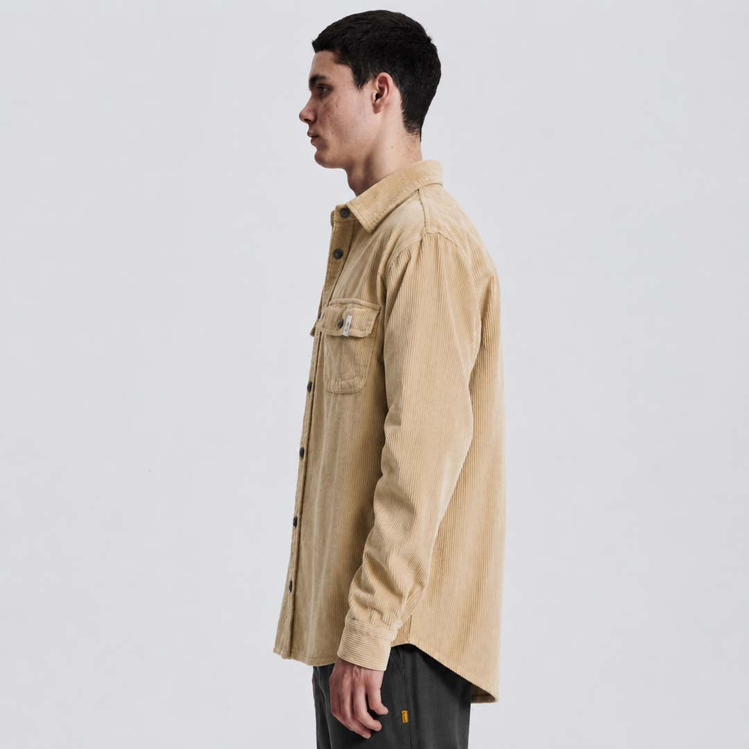 Surface Cord Overshirt | Bone