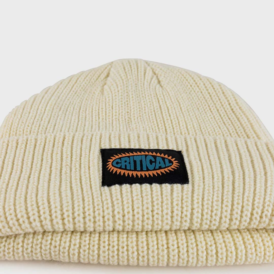 BURST LOGO BEANIE | WHITE