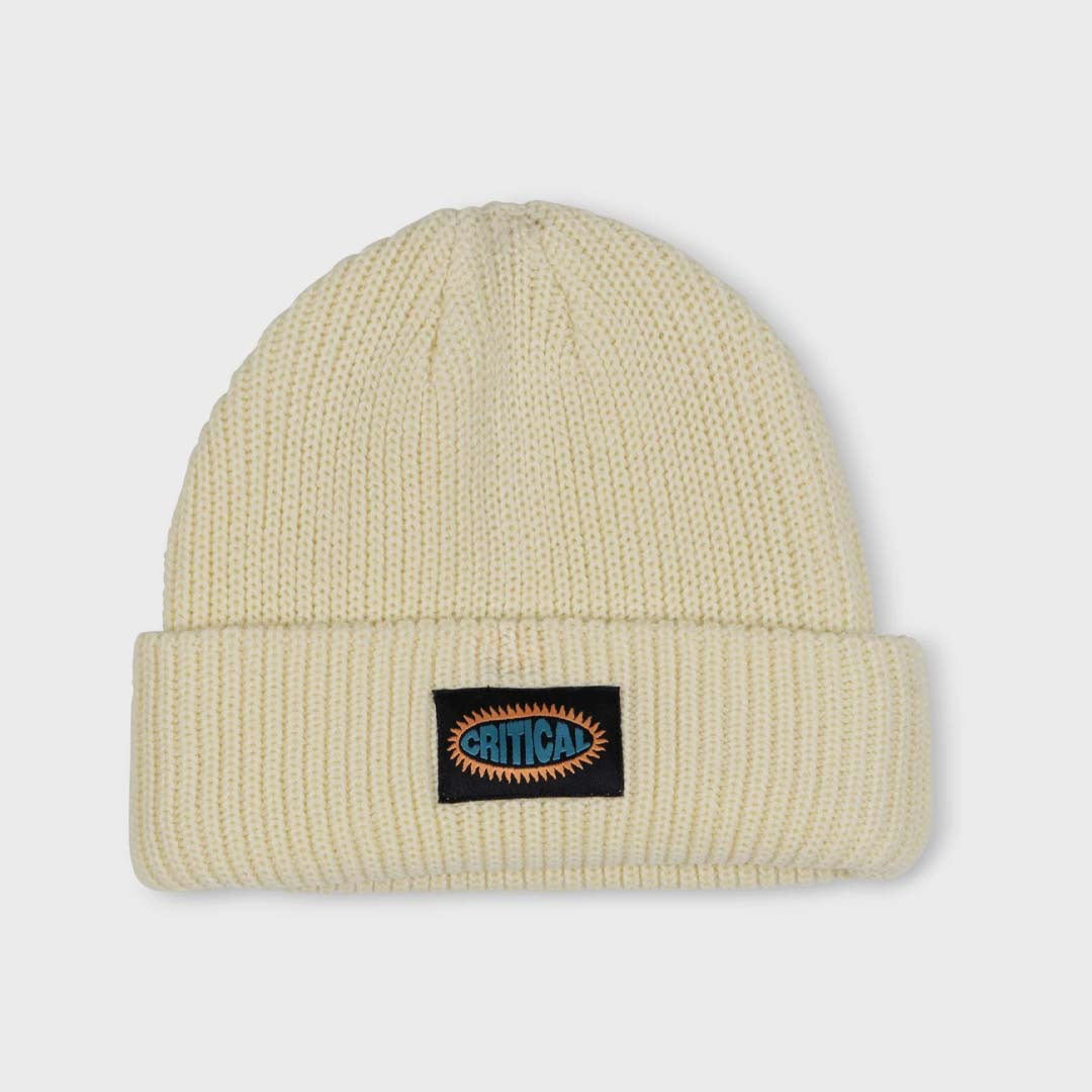 BURST LOGO BEANIE | WHITE
