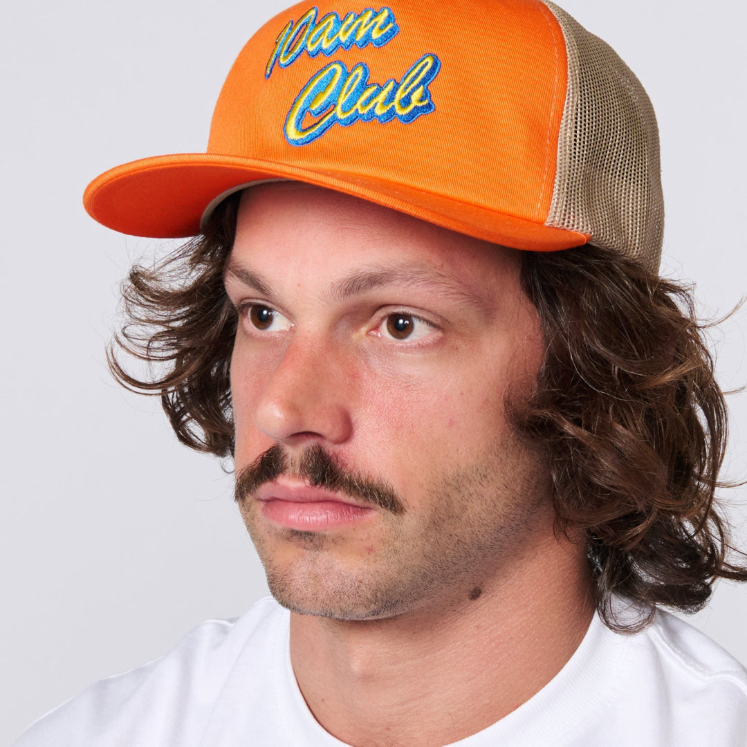 TCSS Club Trucker Cap in Orange