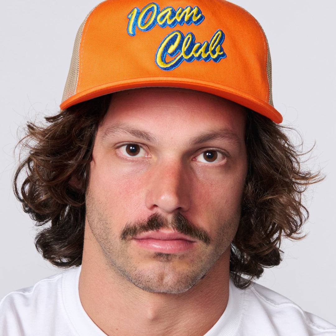 TCSS Club Trucker Cap in Orange