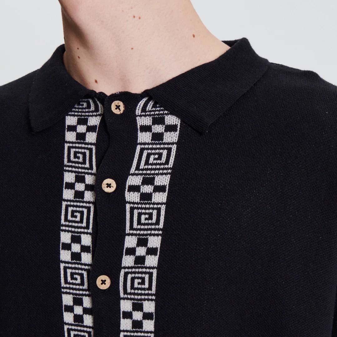 LA CONCHA POLO SHIRT | BLACK