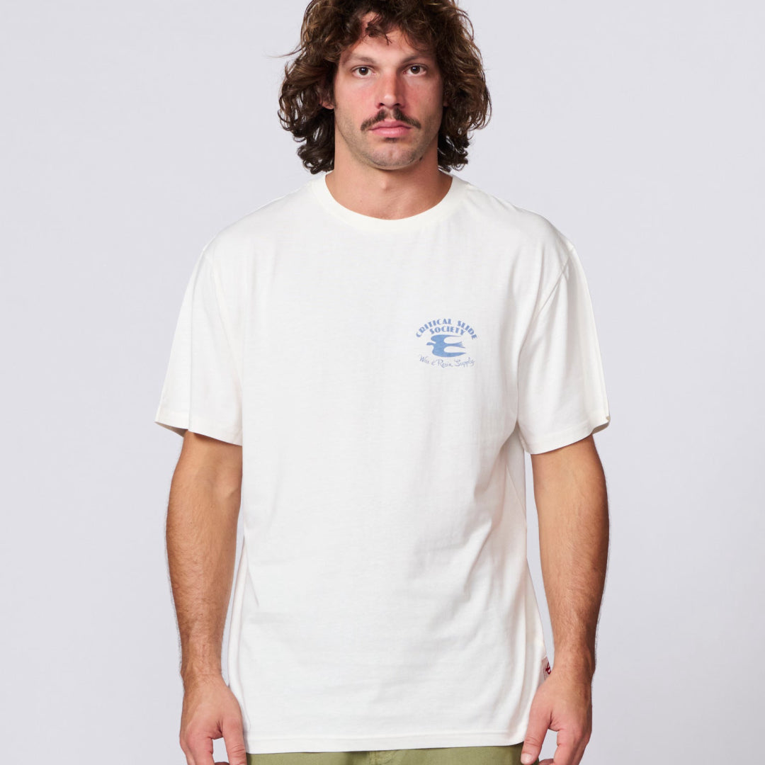 TCSS Little Wing Tee in Vintage White