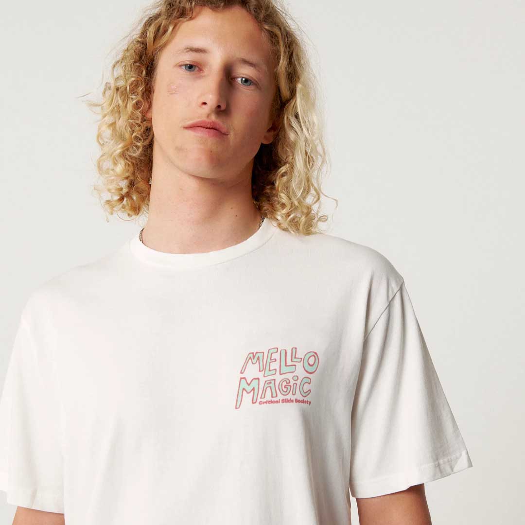 Mello Magic Tee | Vintage White