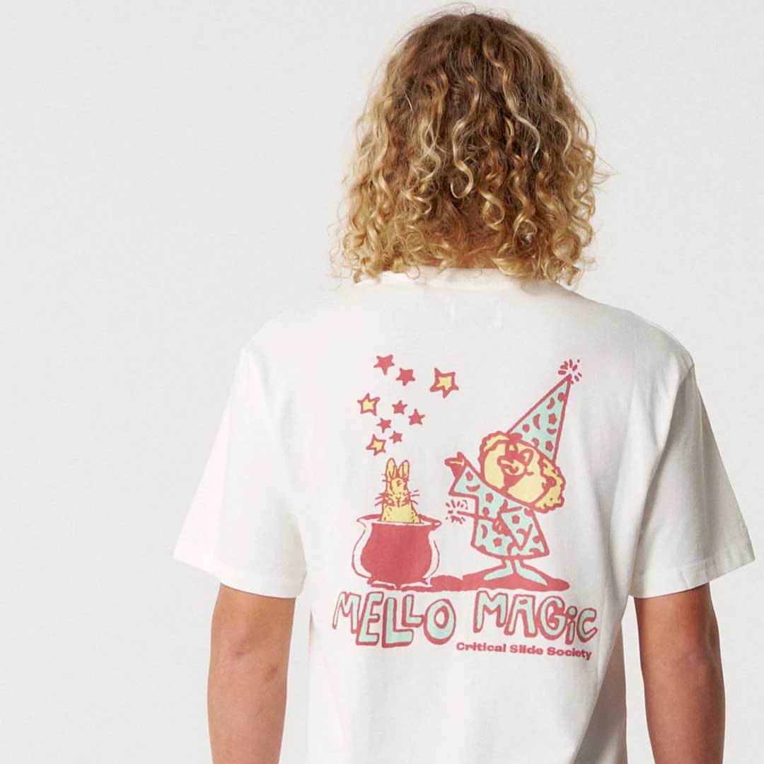 Mello Magic Tee | Vintage White
