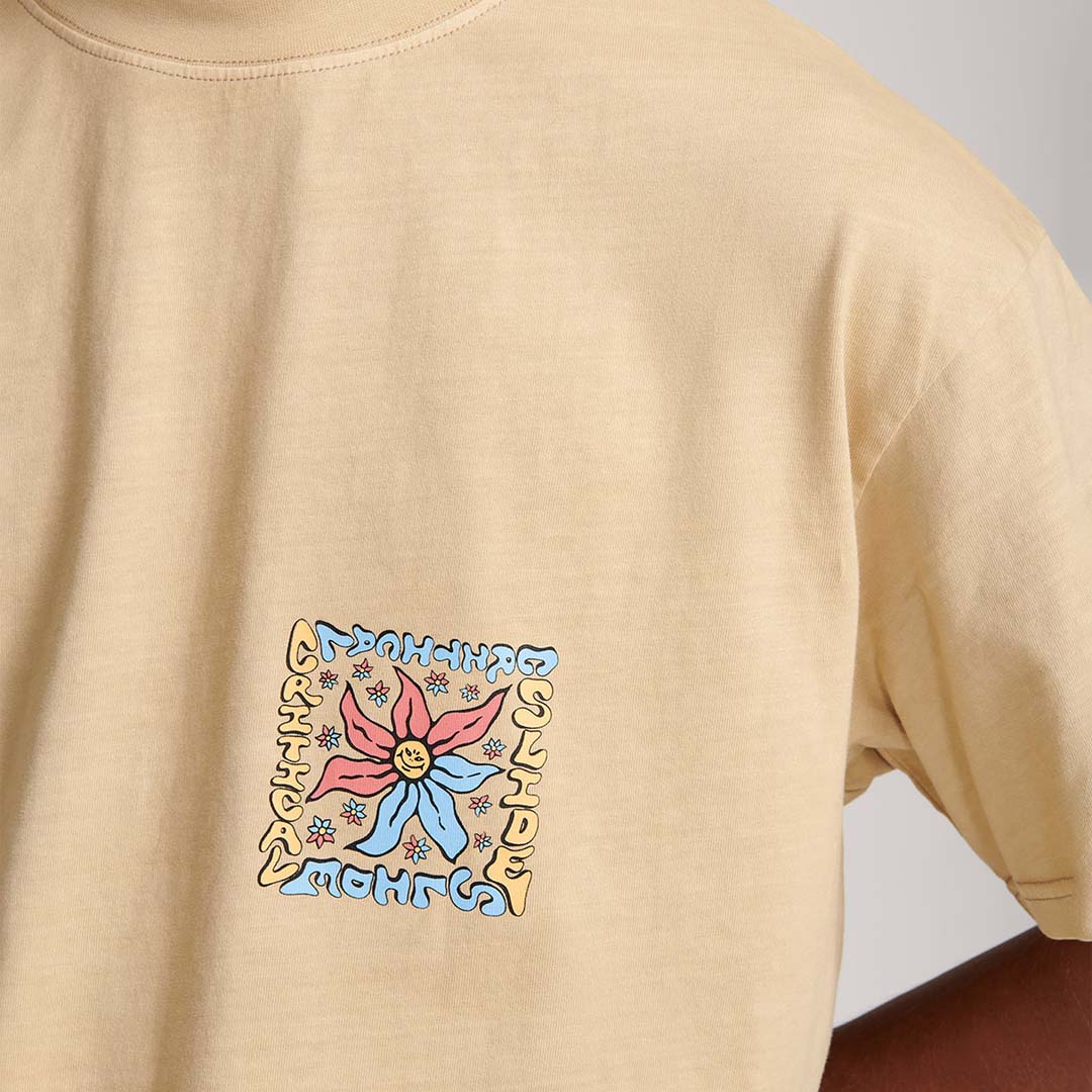 RESURGENCE TEE | PALE KHAKI