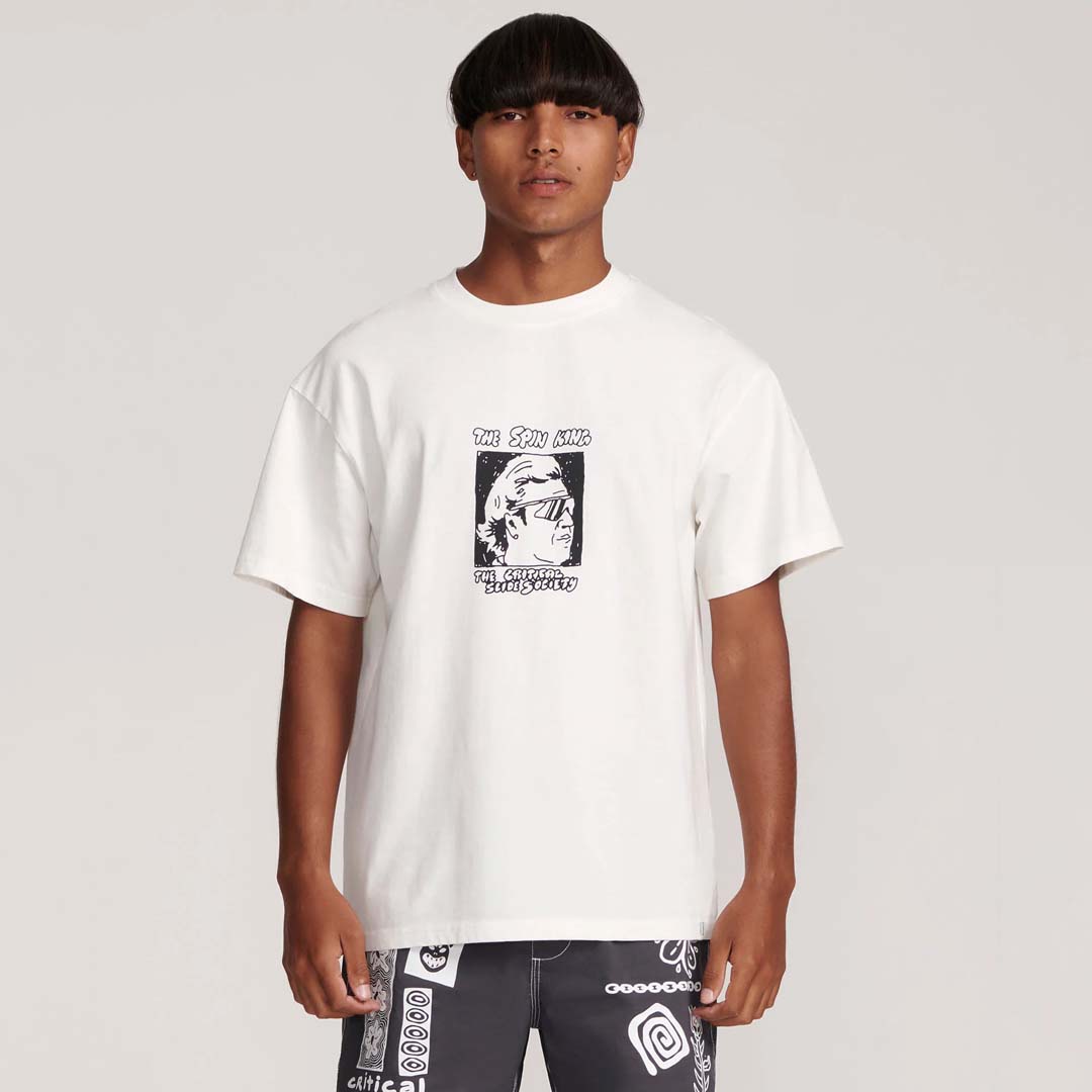 SPINNER TEE | VINTAGE WHITE