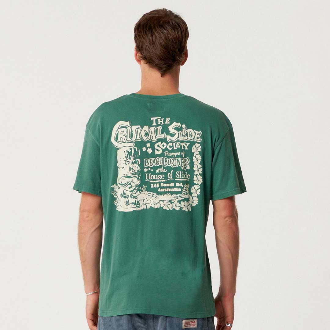 Tiki Tee | Dusty Green