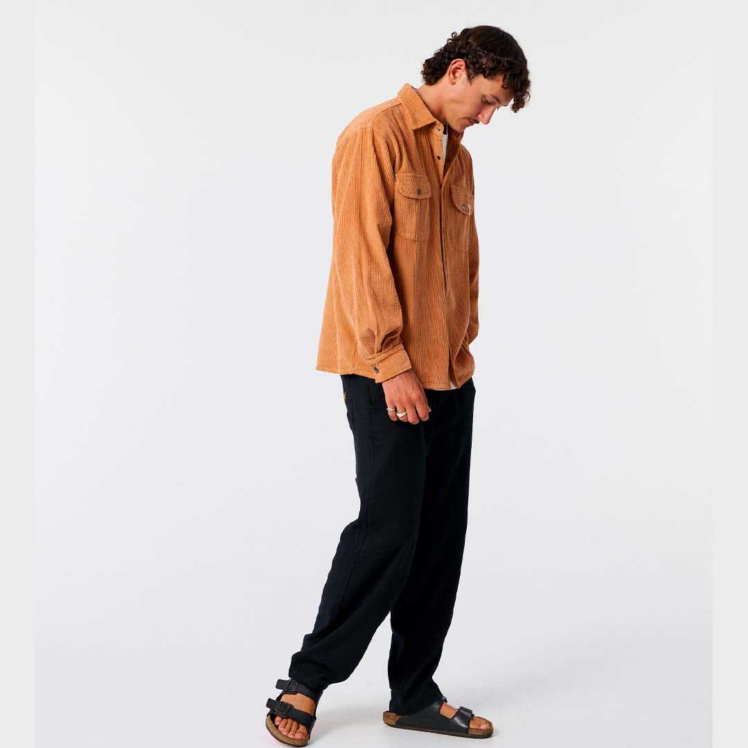 Surface Cord Shirt | Terracotta