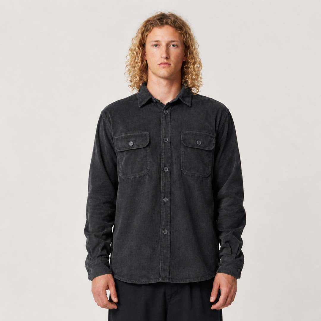 Lazy Boy Cord Shirt | Phantom