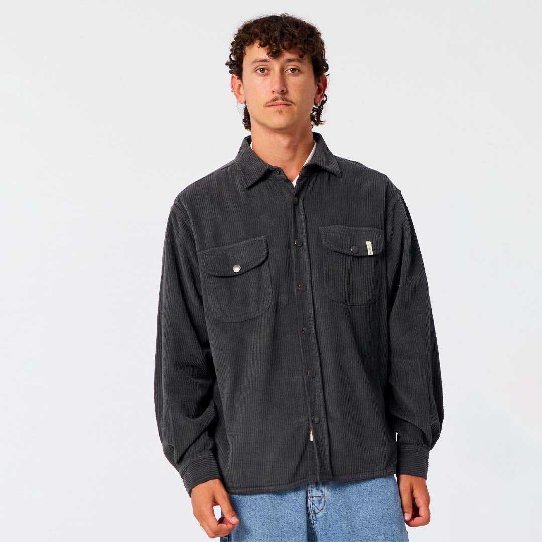 Surface Cord Shirt | Phantom