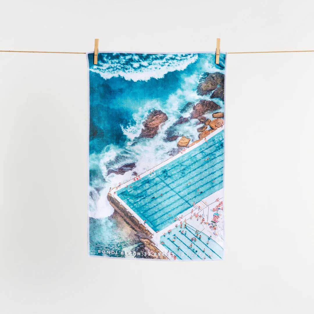 Tea Towel | Icebergs Summer