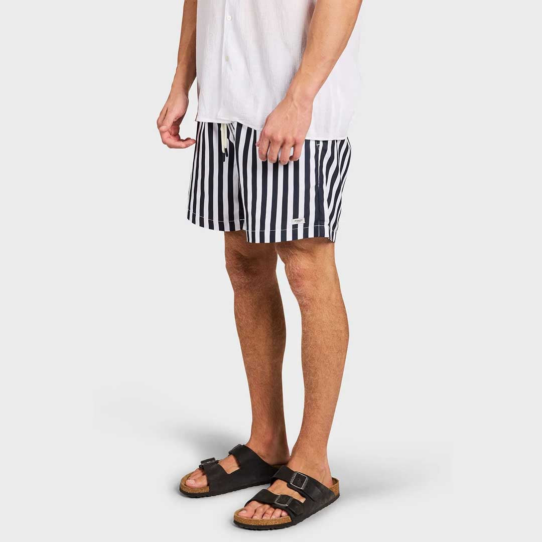 Teamster Stripe Boardy | Navy off White