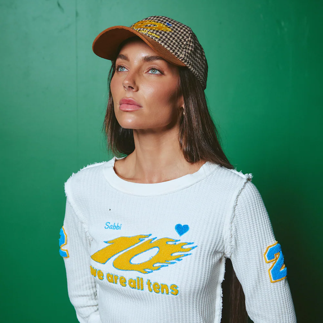 Ten On Repeat Top | Off White