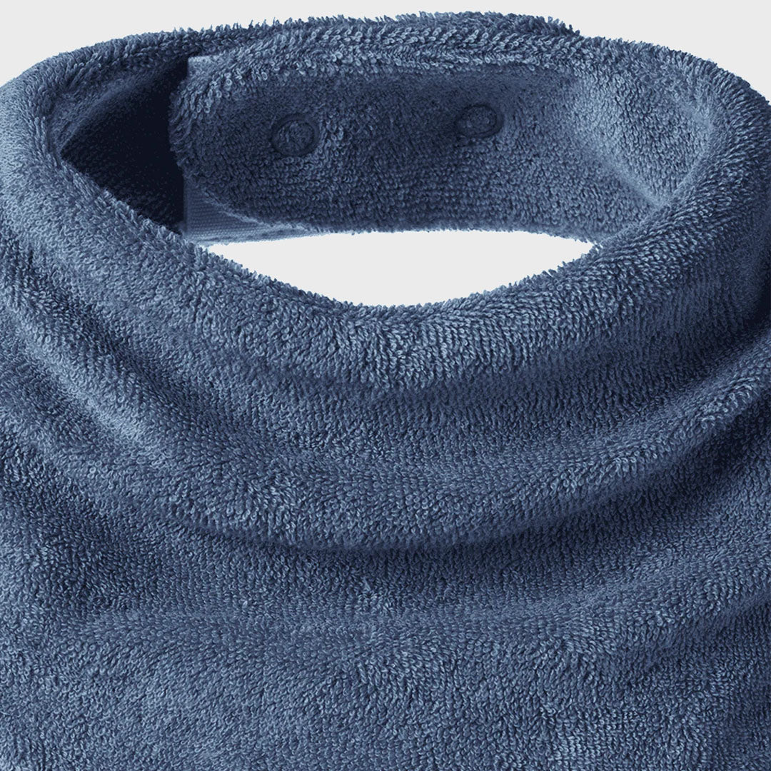 Terry Triangle Bib | Dusky Blue