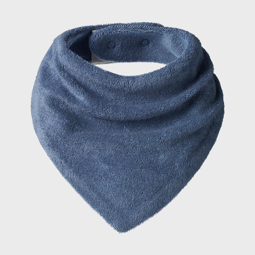 Terry Triangle Bib | Dusky Blue