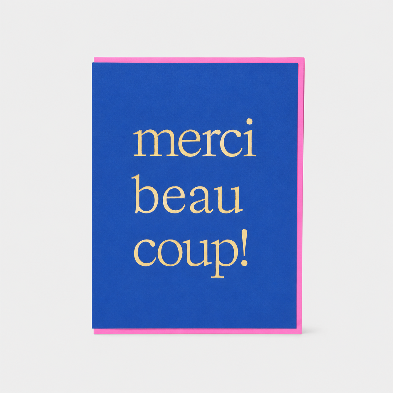 Thank You Card | Merci Beaucoup