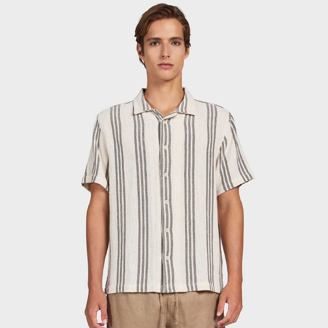 Anderson Shirt | Mahogany Stripe