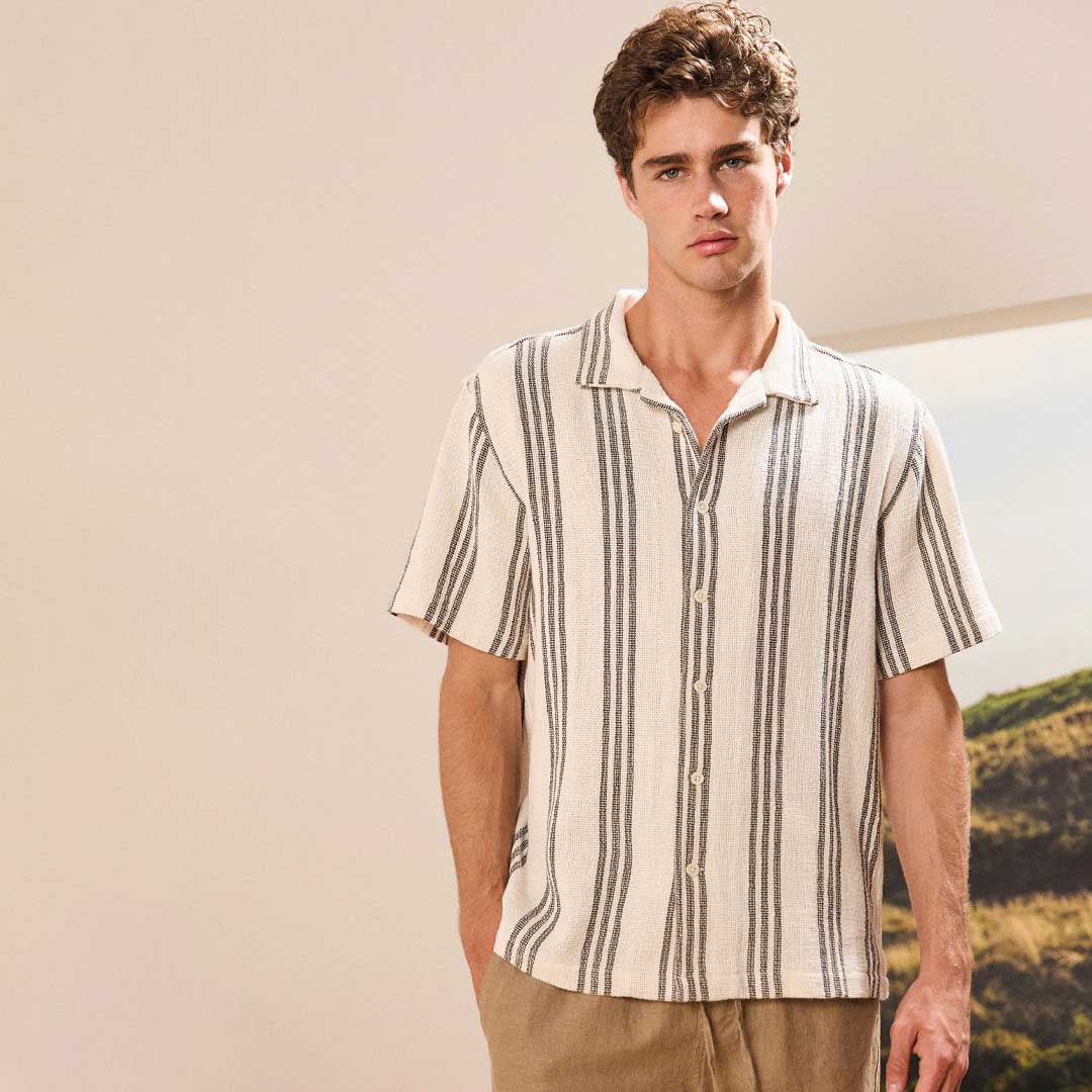 Anderson Shirt | Mahogany Stripe